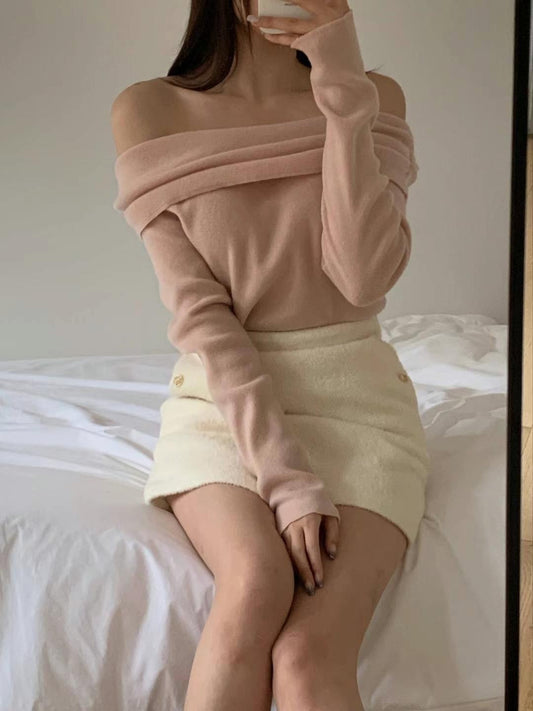 Sophia off-shoulder sweater